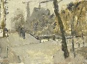 George Hendrik Breitner The Leidsegracht in Amsterdam oil painting artist